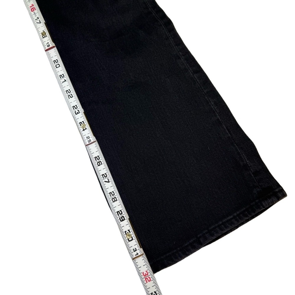 Tommy Hilfiger Modern Bootcut Jeans Black Women's Size 6 Flap Pockets Stretch - Picture 7 of 11